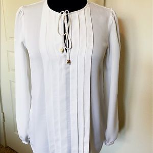 Michael Kors White 100% Silk Shirt